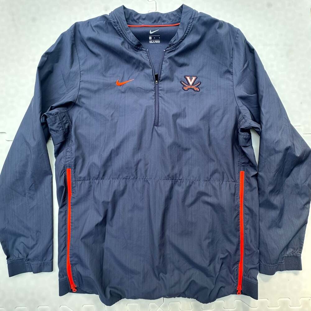 Nike University of Virginia Cavaliers 1/2 Zip Lightweight Windbreaker Jacket